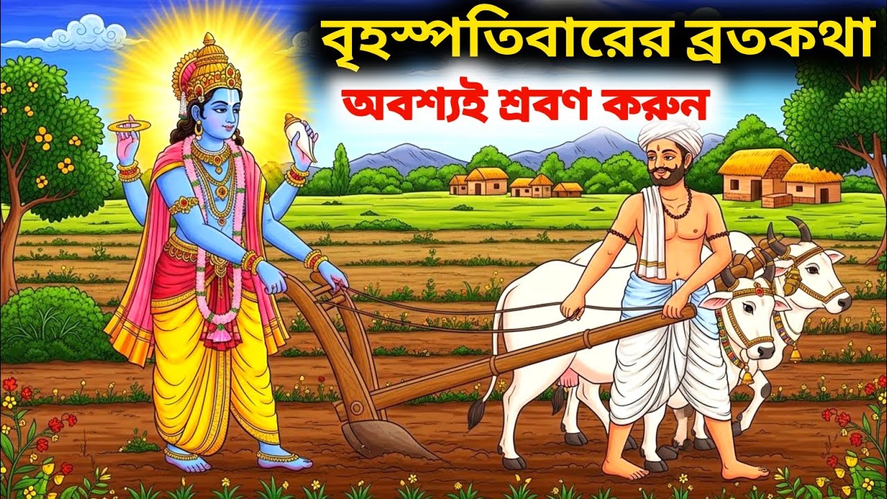 বৃহস্পতিবারের এই ব্রতকথা শুনলেই জীবনে সব দুঃখ দূর হয়ে যায় | Brihaspativar Vrat Katha Bangla