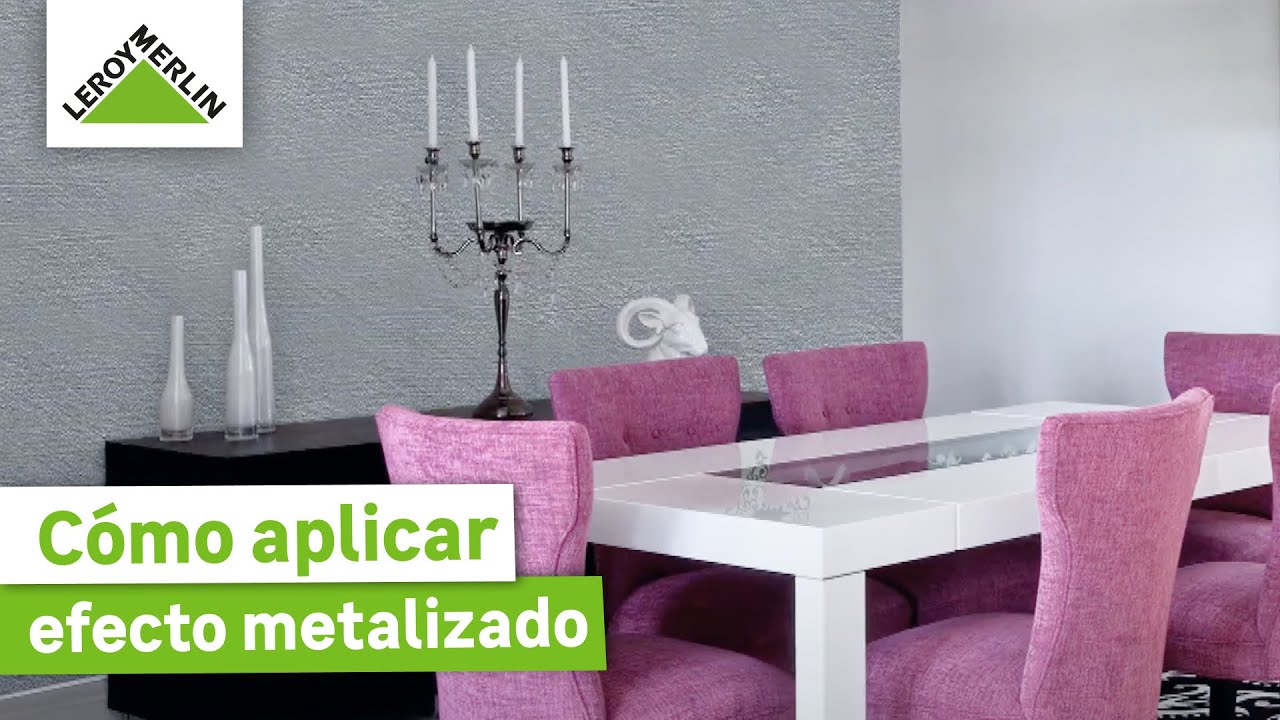 Cómo aplicar pintura efecto metalizado | LEROY MERLIN