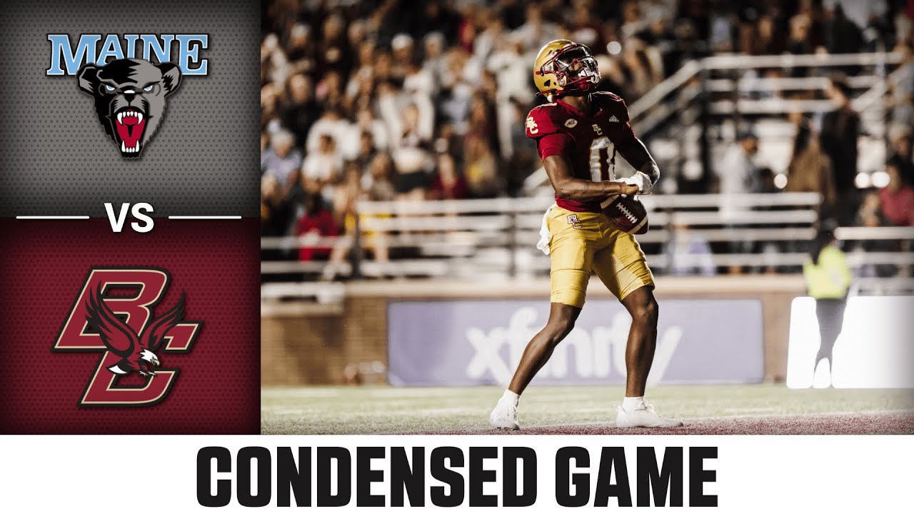 Maine vs. Boston College Condensed Game | 2022 ACC Football