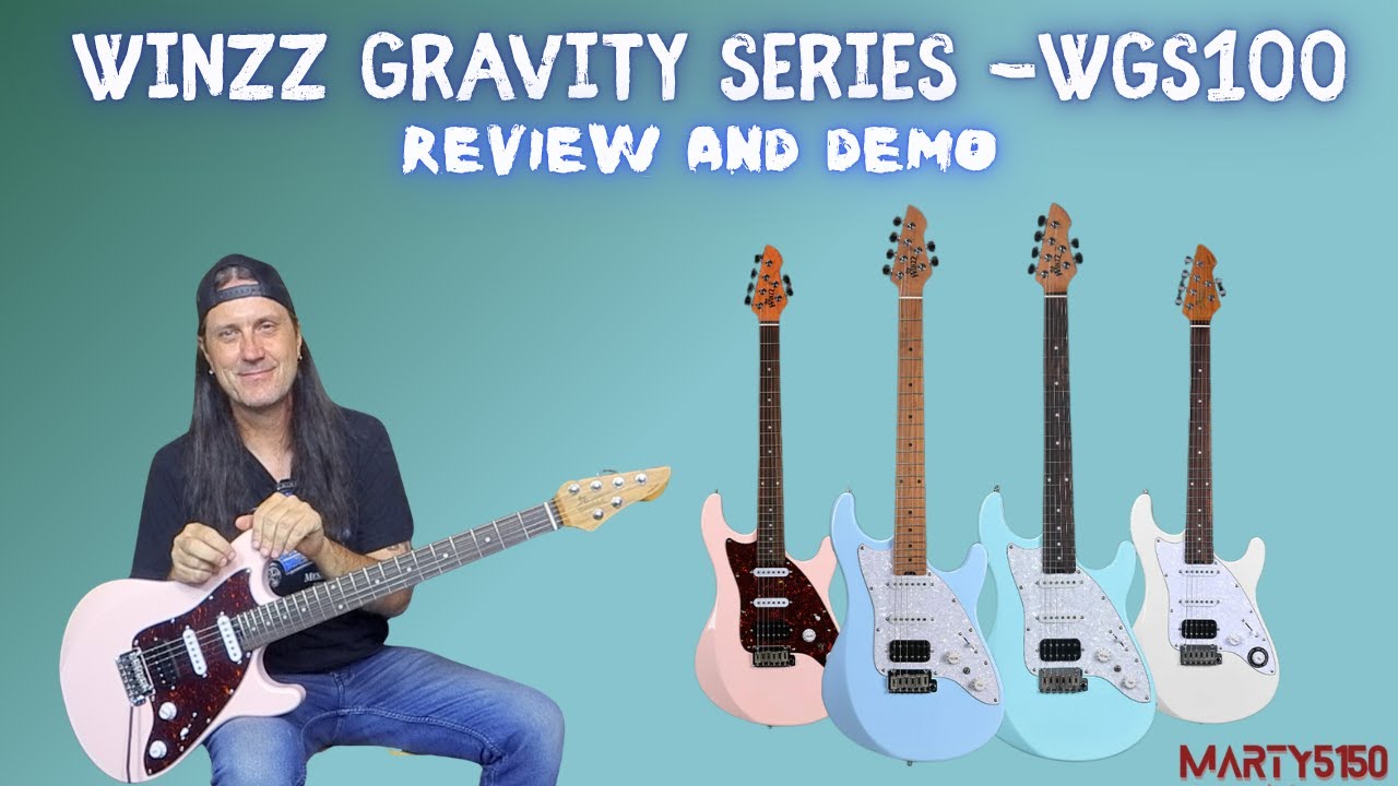 Электрогитара WINZZ Gravity Series-WGS100 ST с корпусом из цельной ольхи и грифом из обожженного ...