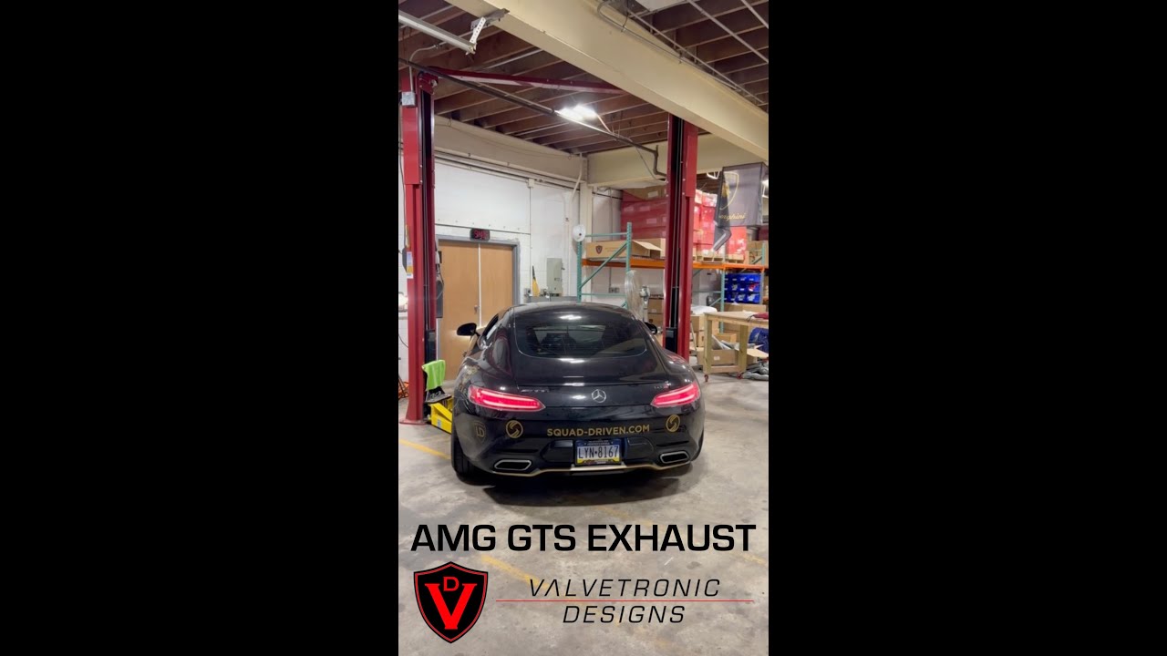 AMG GTS LOUD REVS with VALVETRONIC Designs Exhaust #mercedes #amg #gts #exhaust #car #valvetronic
