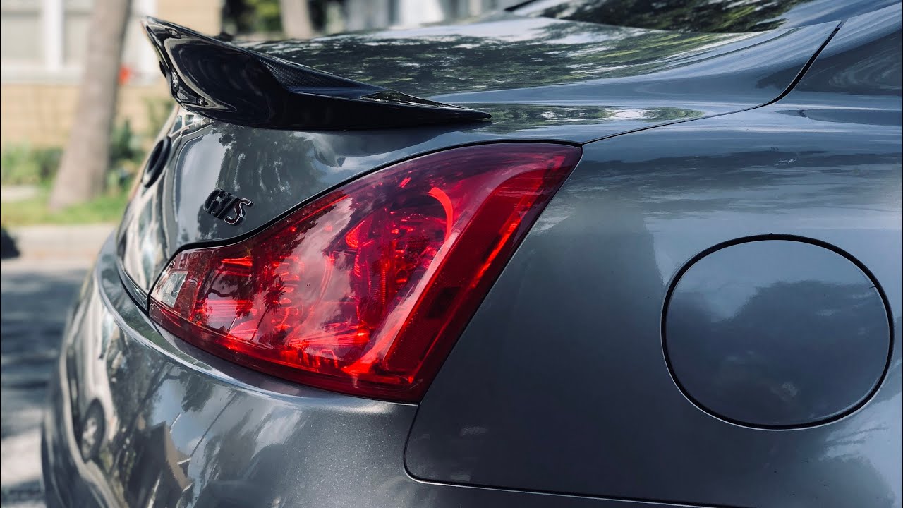 G37 DuckBill Spoiler Install