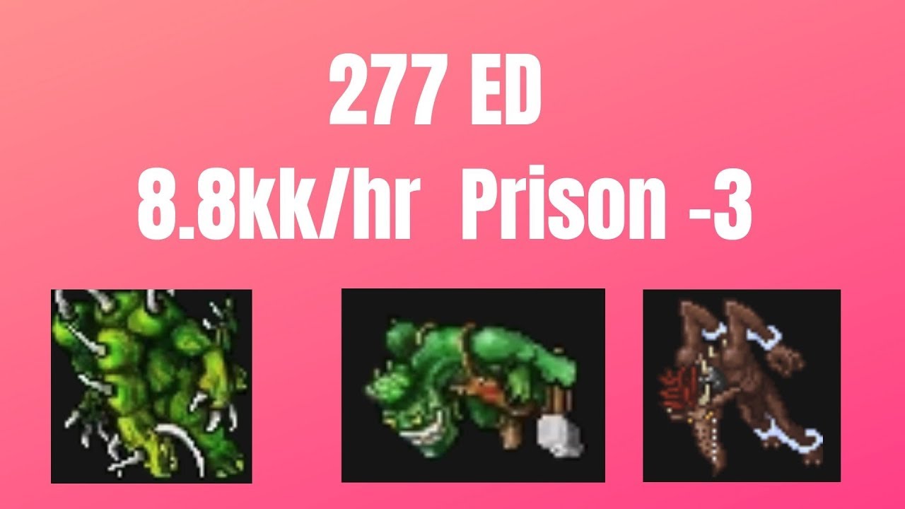 277 ED - 8.8kk/hr - (Spot: Pris -3) - 4 voc - Tibia