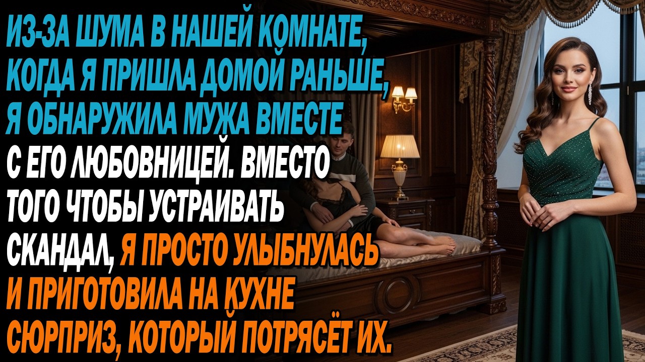 🏠🕒Я пришла домой раньше и услышала что-то из комнаты.Я обнаружила мужа вместе с его любовницей💔.