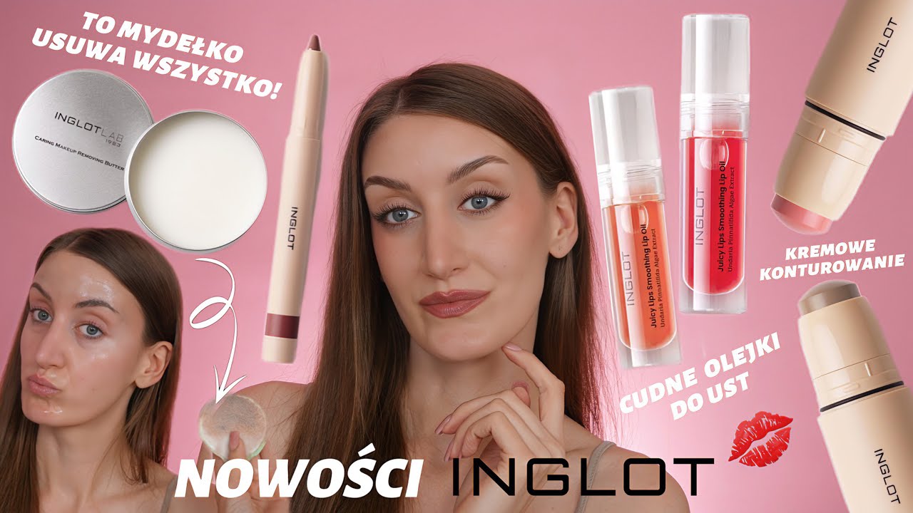 INGLOT zaskakuje! Nowości, które musisz poznać: masełko do demakijażu, olejki do ust i konturowanie