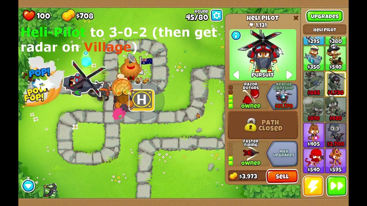 Bloons TD 6: Monkey Meadow - Hard - No MK - Walkthrough