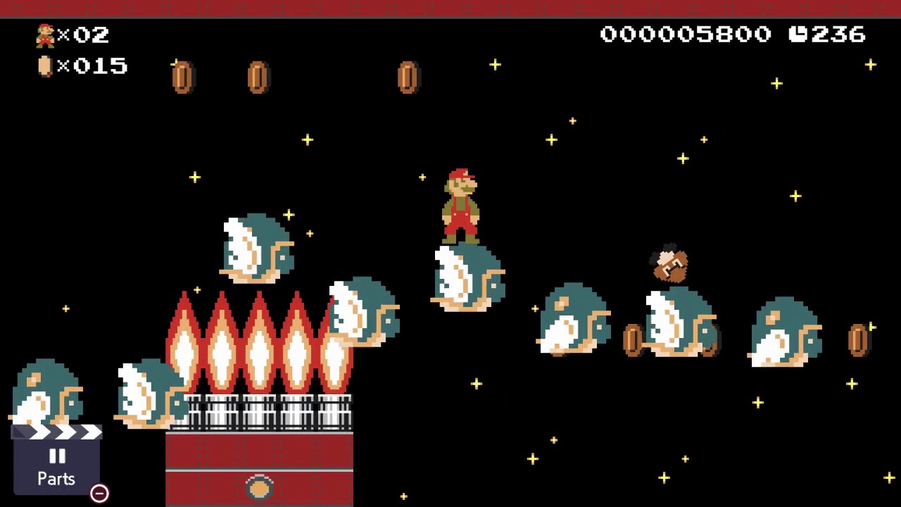 Super Mario Maker 2 – Level 66: Para-Beetle Tranfer - Walkthrough