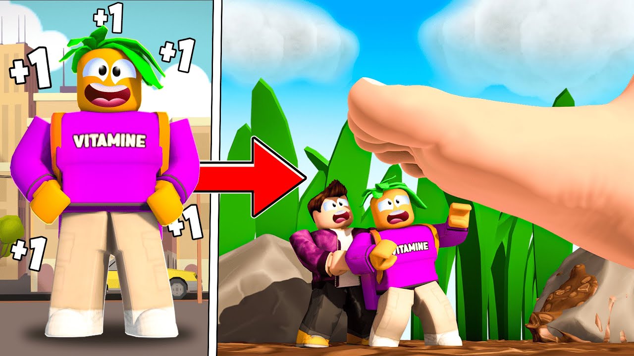 2 YOUTUBER Wachsen jede SEKUNDE in Roblox!