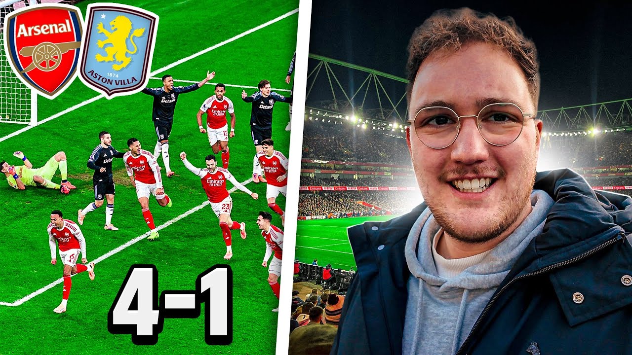 I Watched Villa Get SMASHED by Arsenal...