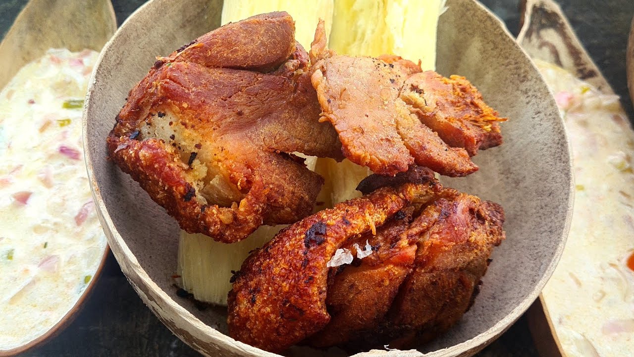 ¿CÓMO HACER CHICHARRÓN DE CERDO CON YUCA Y PAVA COSTEÑA? - CERDO FRITO - CAPÍTULO 21 DEL APRENDÍZ 😋😋