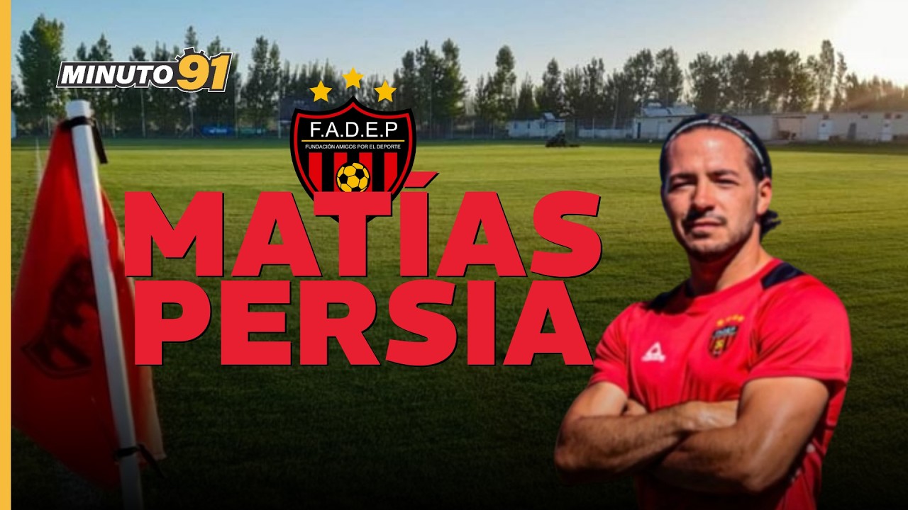 Matías Persia: del ascenso con FADEP al desafío del Federal A⚽