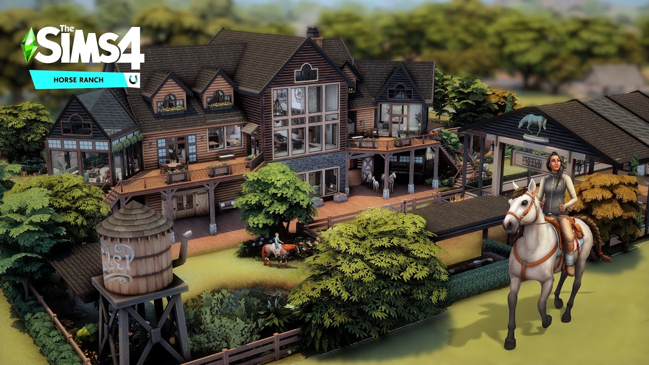 Family Ranch 🐴  | NoCC | The Sims 4 Horse Ranch Only | Stop Motion Build