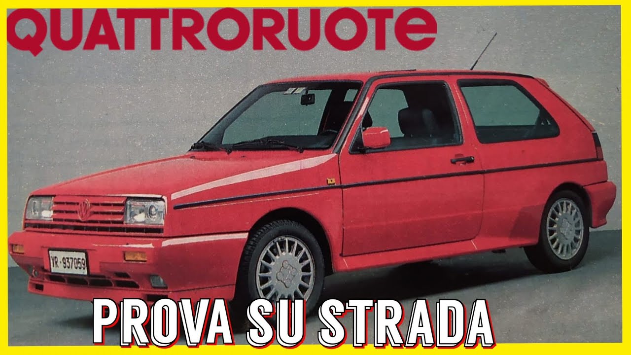 09/1990: VW GOLF G60 RALLYE (QUATTRORUOTE, prova su strada)