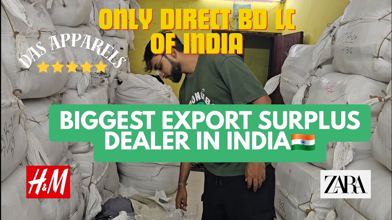 Biggest export surplus garments dealer in India ⭐ | Only direct BD garments LC of india