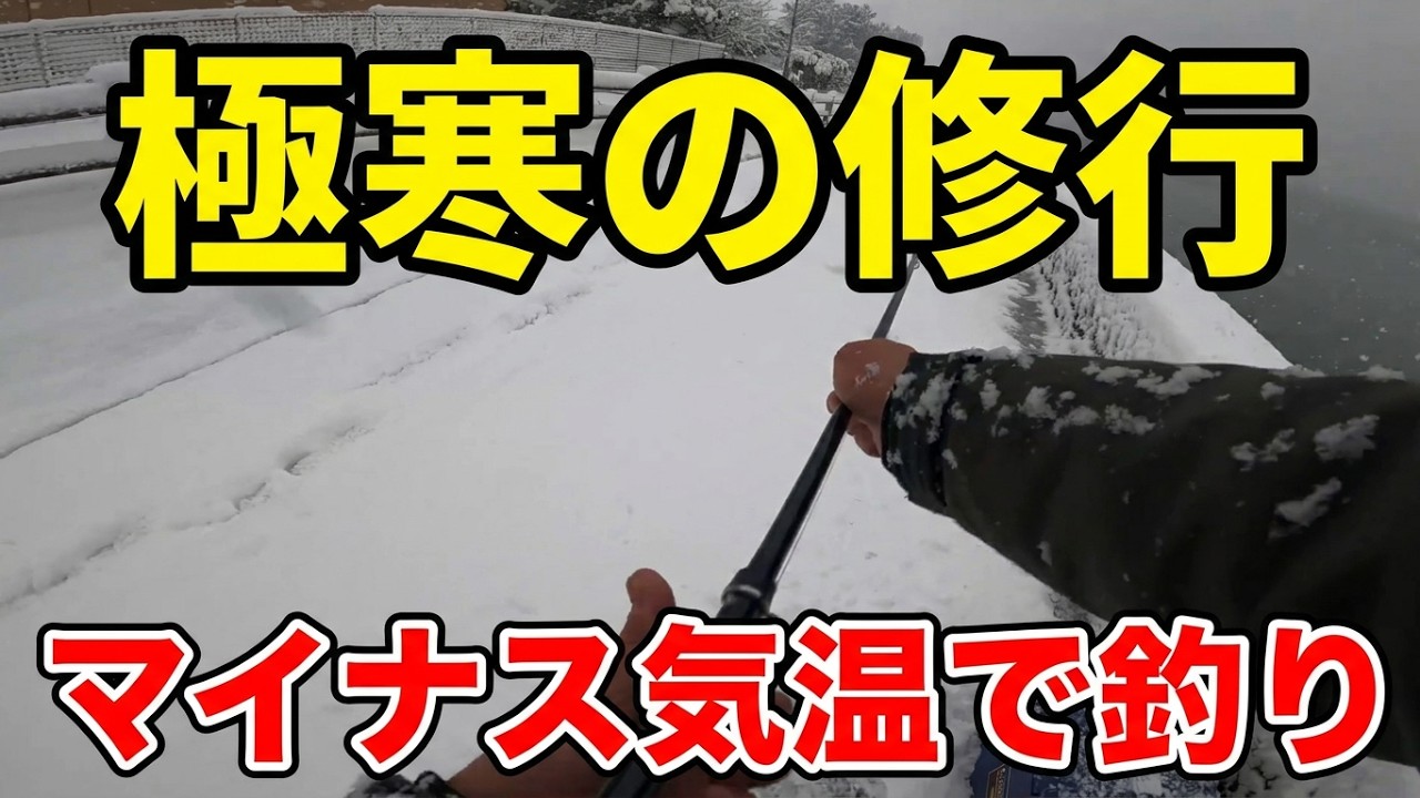 富山新港 極寒の修行釣り　【猫太郎の釣り その1】