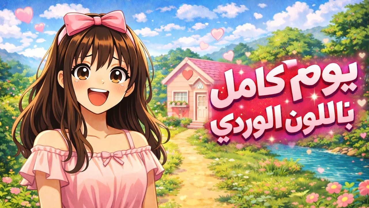 سويت يوم كامل باللون الوردي في ماب البيوت 🌸 رأيكم بالفيديو 🤍