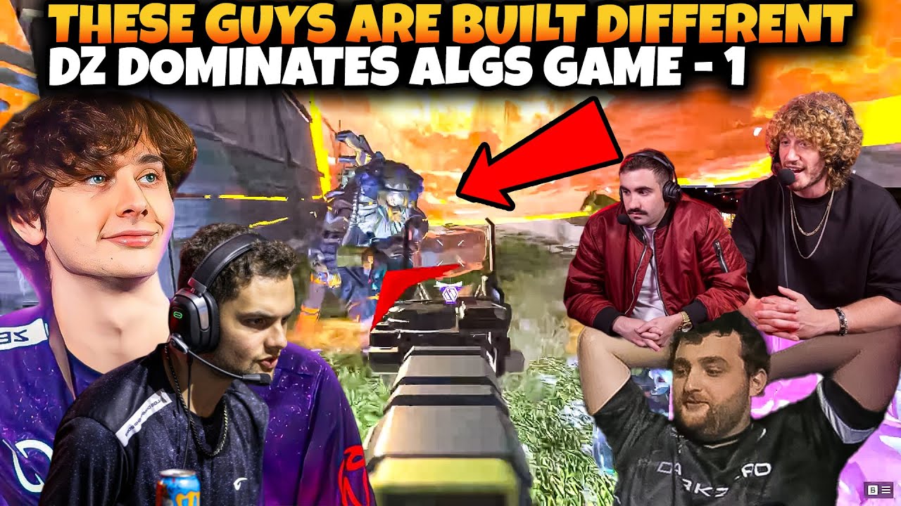 Nicewigg Reacts To DZ Zer0 & the Boys Make a CRAZY play In the ALGS Tourney Game 1