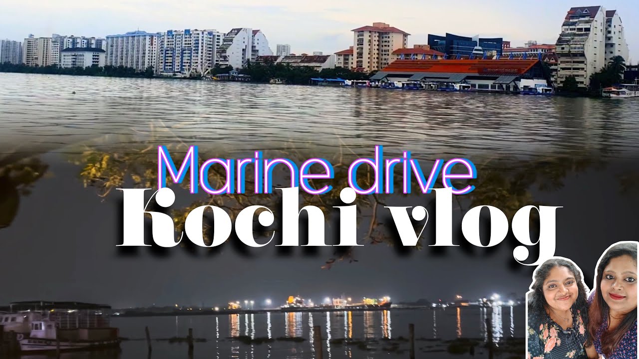Kochi travel vlog 1 | Marine drive Morning Calm to Night Sparkle #travelvlog #kerala tourist places