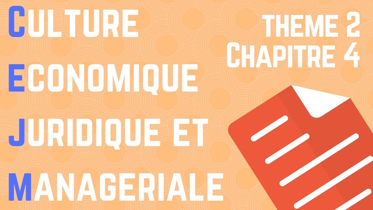CEJM - Th2 Chap4 : La régulation des activités économiques par le droit