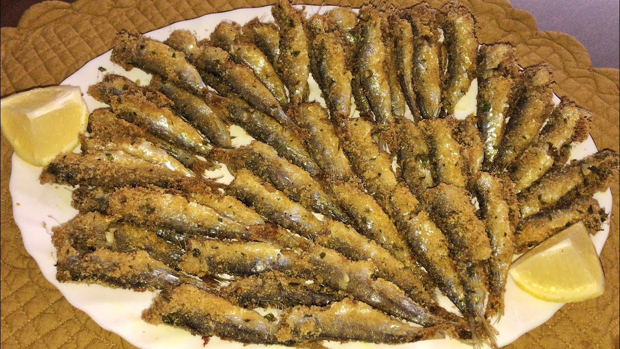 Sardoncini impanati al forno