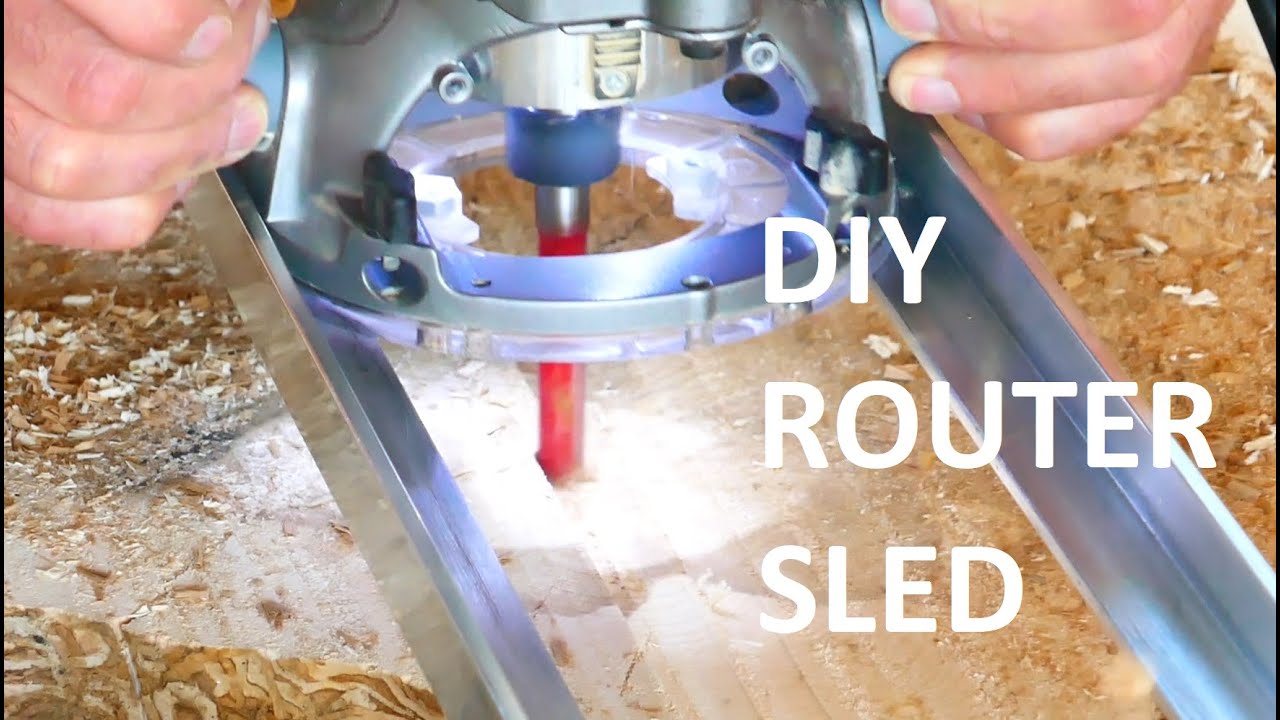 $10 DIY ROUTER SLED - SLAB FLATTENING 101