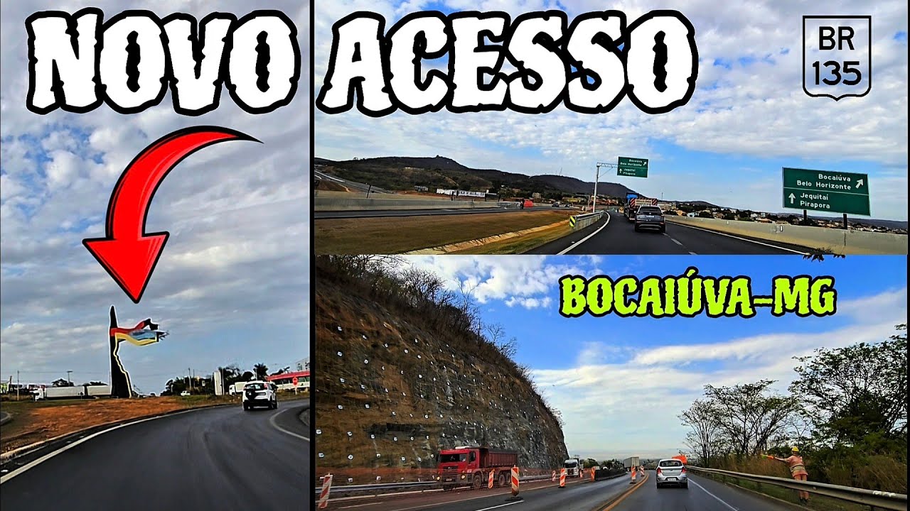 MONTES CLAROS-MG NOVO ACESSO PRA BR.135, Obras Na Serra de Bocaiúva 