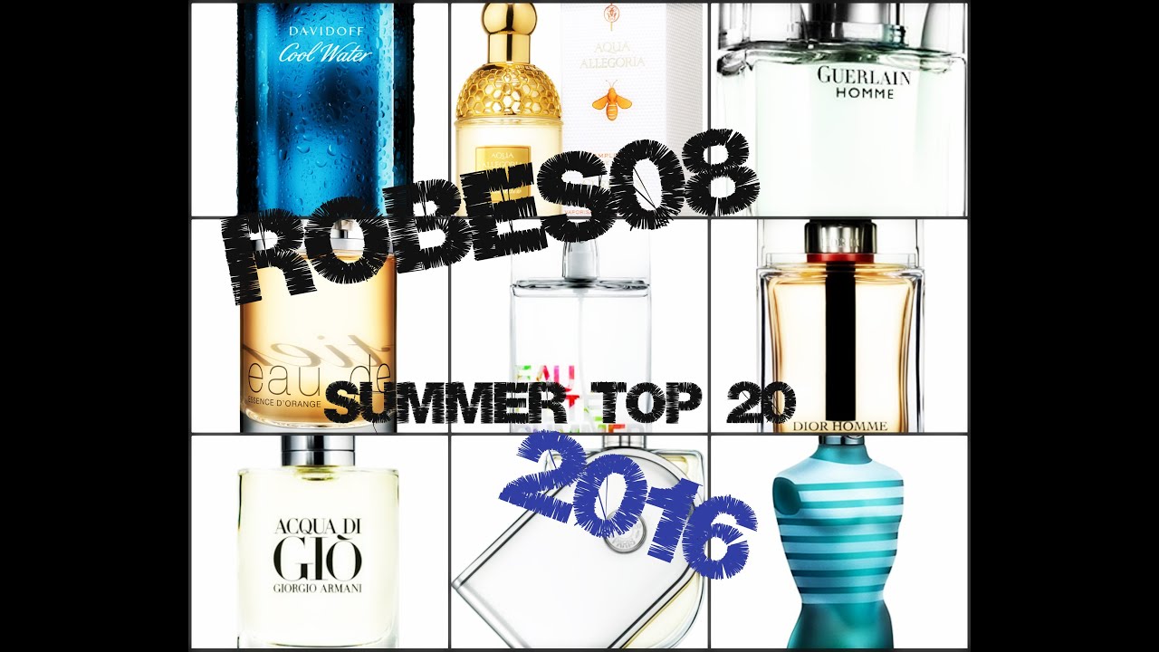 Top 20 Designer Summer Fragrance/Colognes 2016