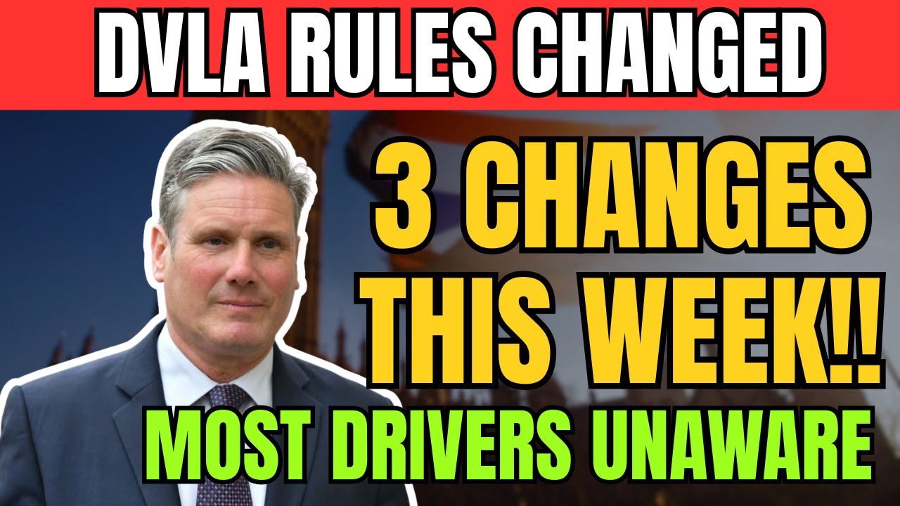 🚨 DVLA Confirms 3 Driving Rule Changes This Week &mdash; Many Drivers Unaware