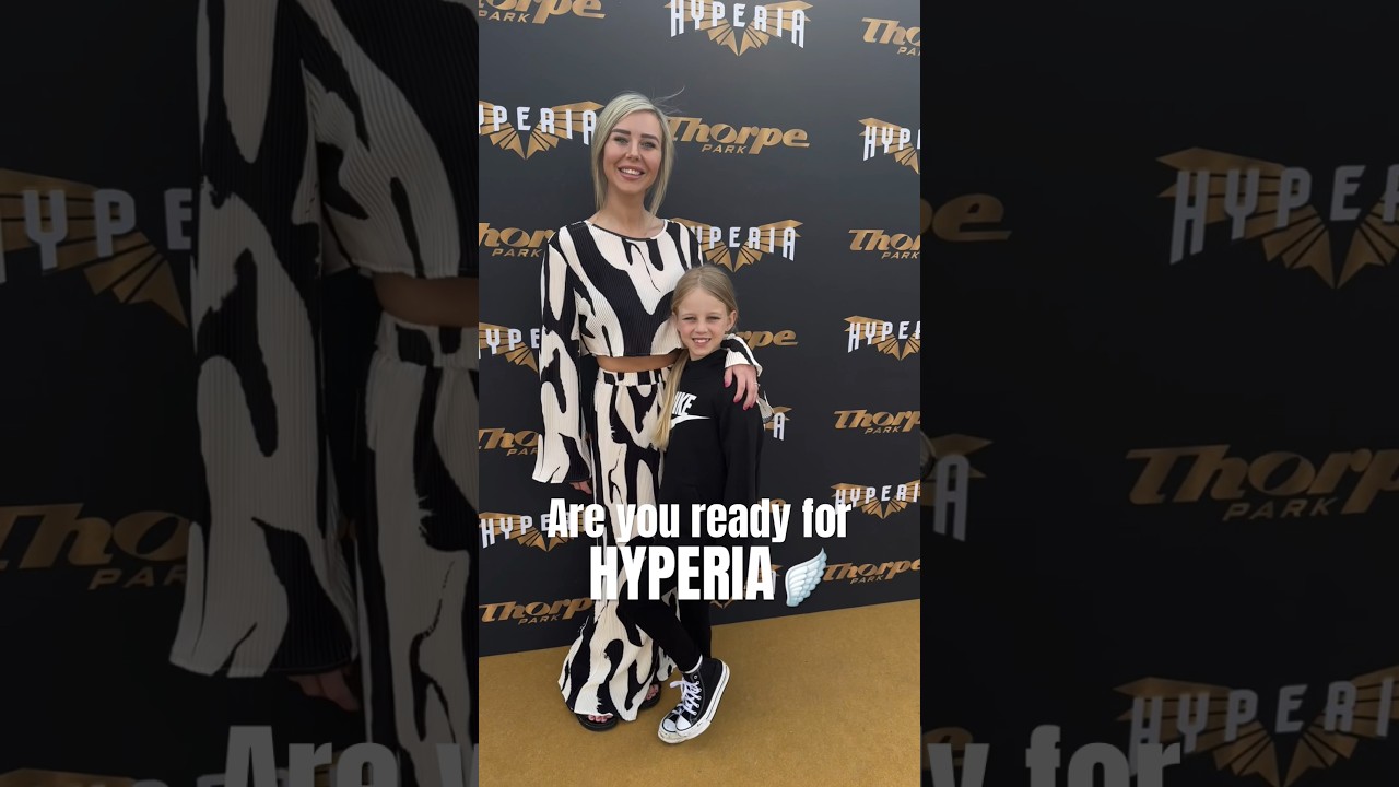 HYPERIA🪽 opens today at Thorpe Park! The UK’s tallest + fastest rollercoaster 