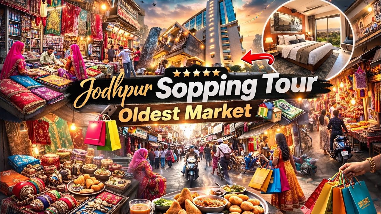  🛍️ Jodhpur Sopping Tour Oldest market 🏘️ Vlog | thesharvnride 
