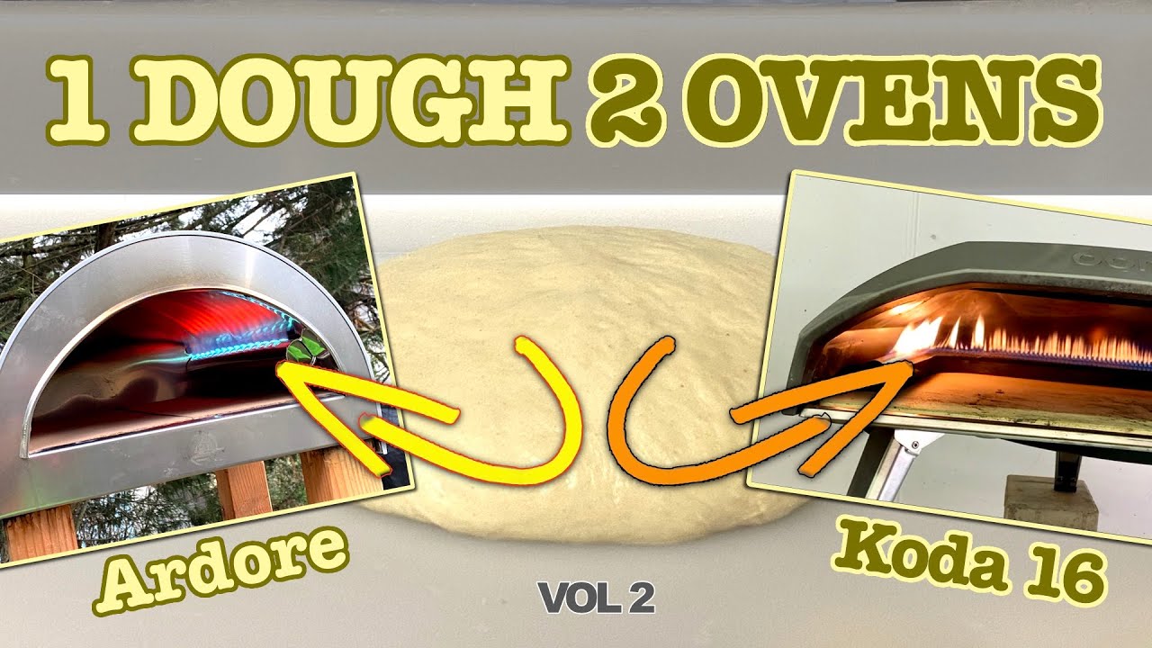 1 dough 2 ovens (vol. 2) Ooni Koda 16 vs. Pizzaparty Ardore (with Saputo), Neapolitan style