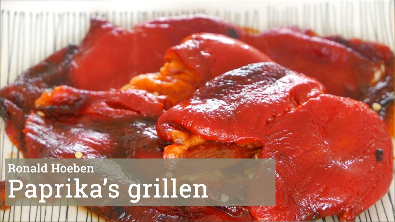 Hoe pof je een paprika?