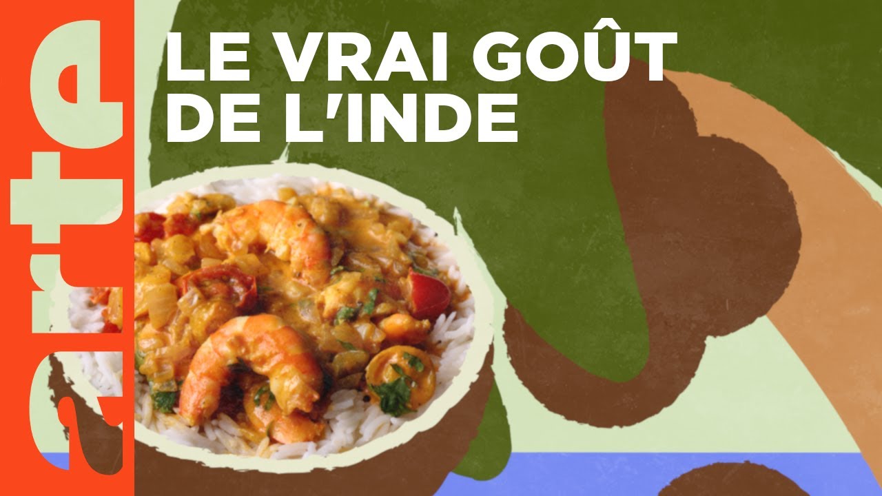 Inde : le curry de crevettes | Voyage en cuisine | ARTE Family