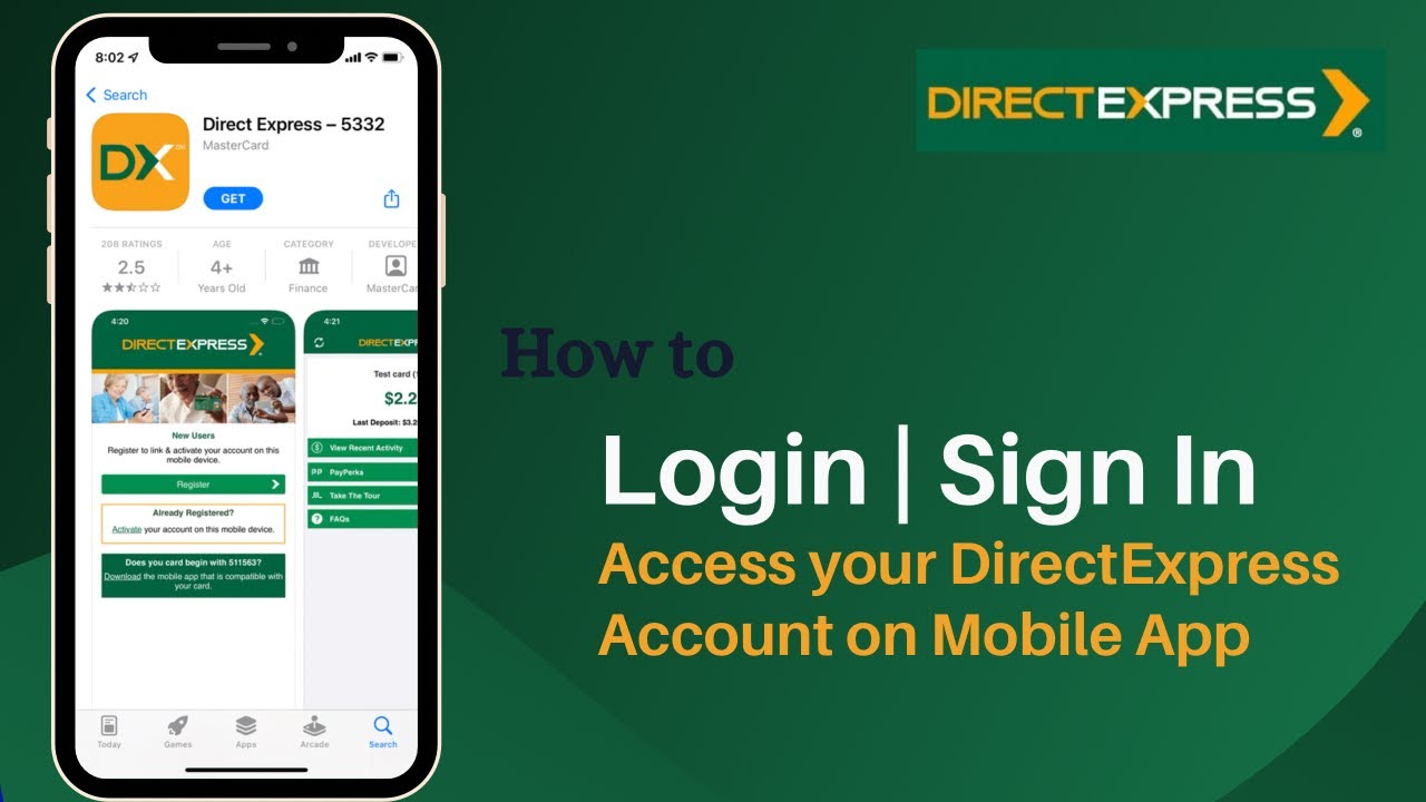How to Login Direct Express - Sign In to Your Card Account - Direct Express
