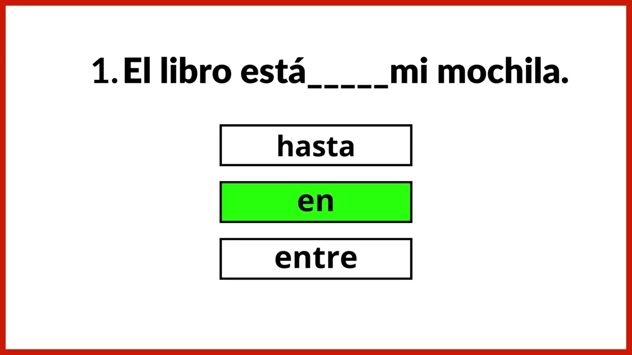 Spanish Grammar Test. Can you score 15/15?
