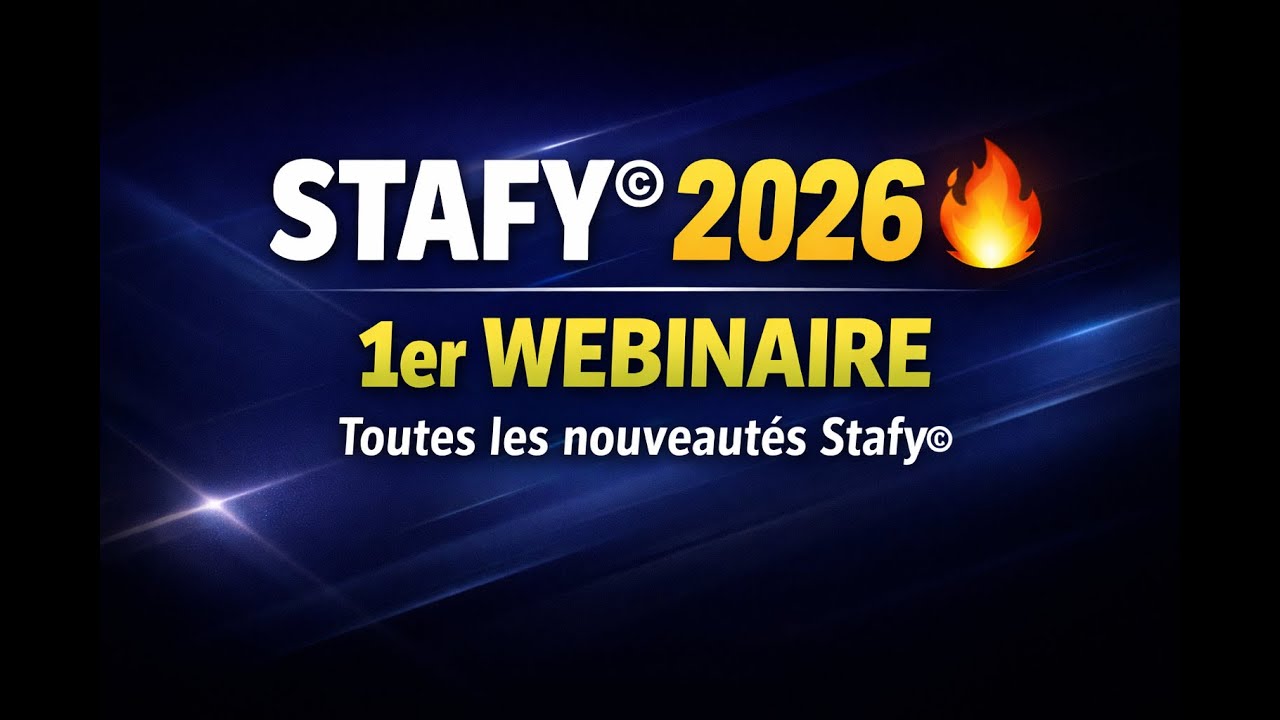 ✨ Toute l’équipe Stafy© vous souhaite une merveilleuse année 2026 ! ✨