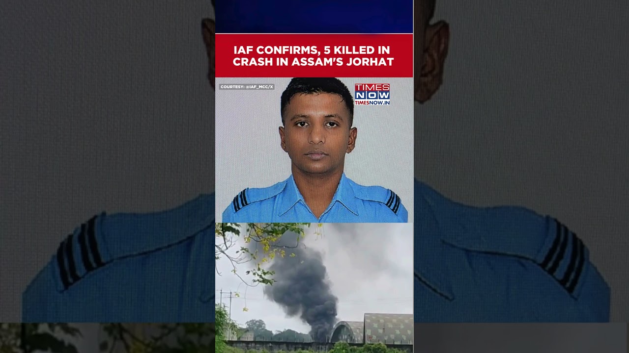 Assam IAF Plane Crash: Air Force Confirms Casualties, Says This As Shocking Visuals Emerge #shorts