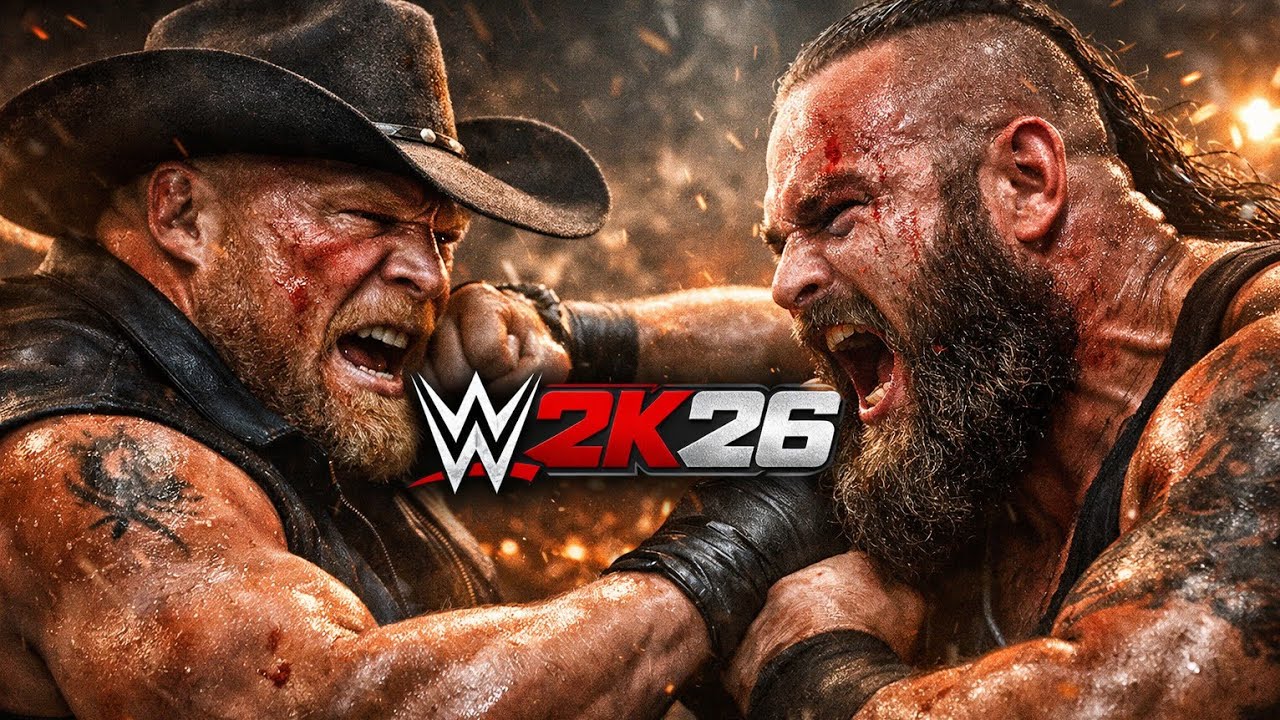 Brock Lesnar vs Braun Strowman – Brutal Hell in a Cell War