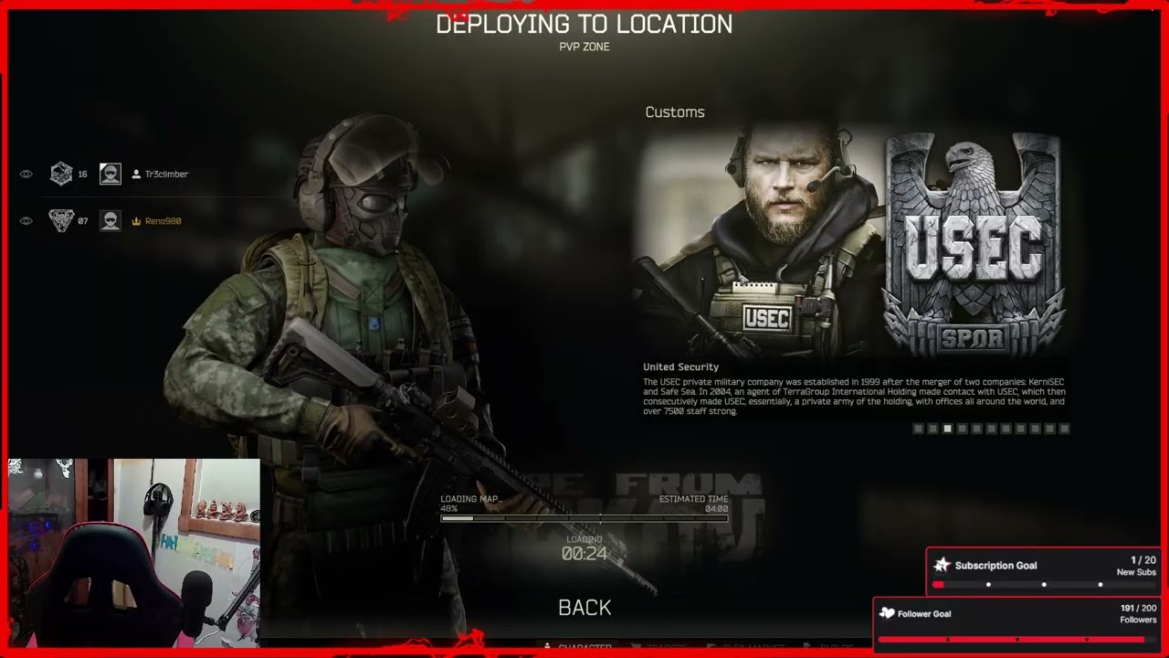 {Follow 4 Follow} Militia Monday Tarkov!! with @oldred199 !!!  Come Hang Out!!!  (Part 16/17)