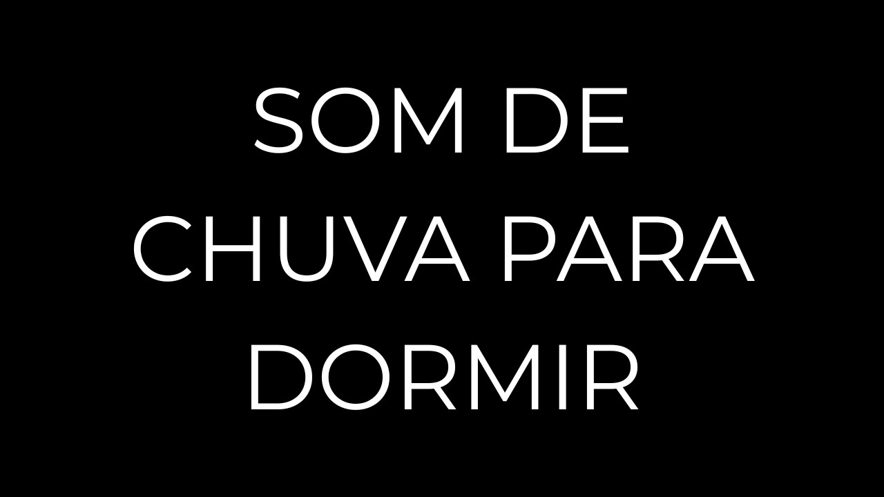 Chuva Suave para Dormir 🌙 | Som Relaxante para Sono Profundo
