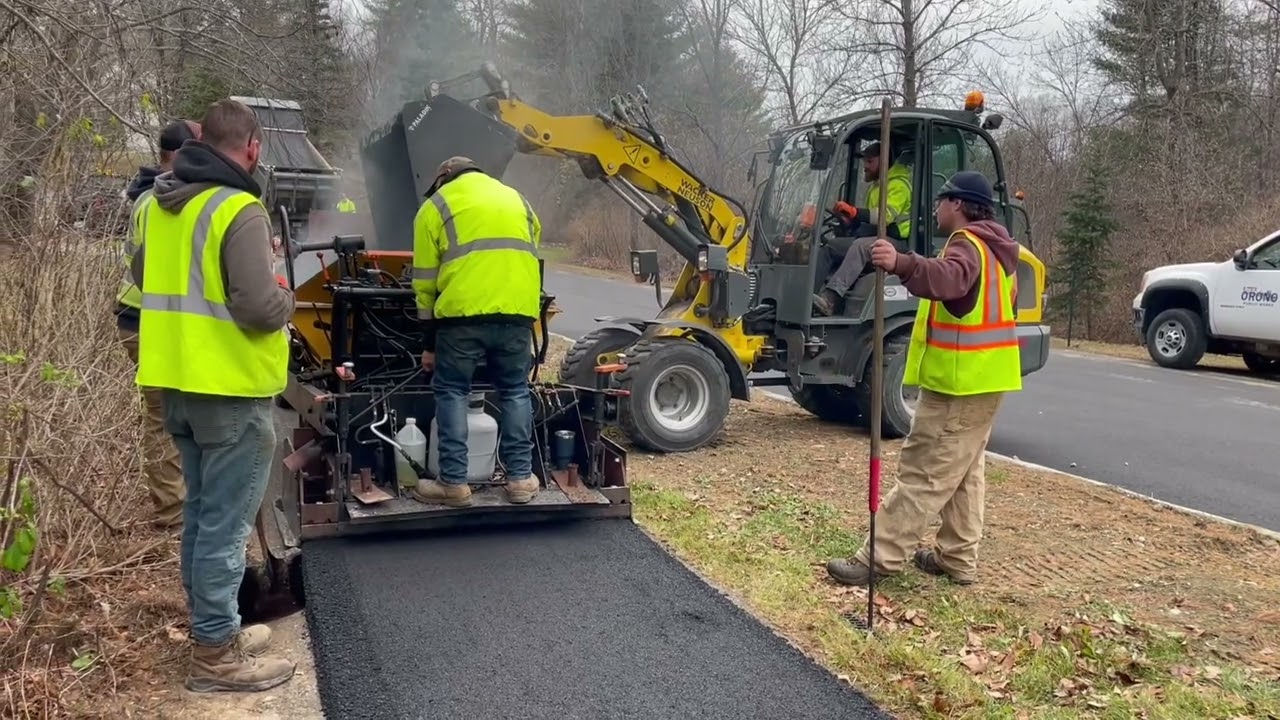 C  1950s  Winch Pulled Sidewalk Paver