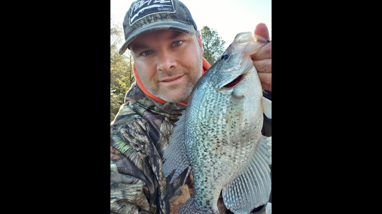 big lake murray crappies tightlining