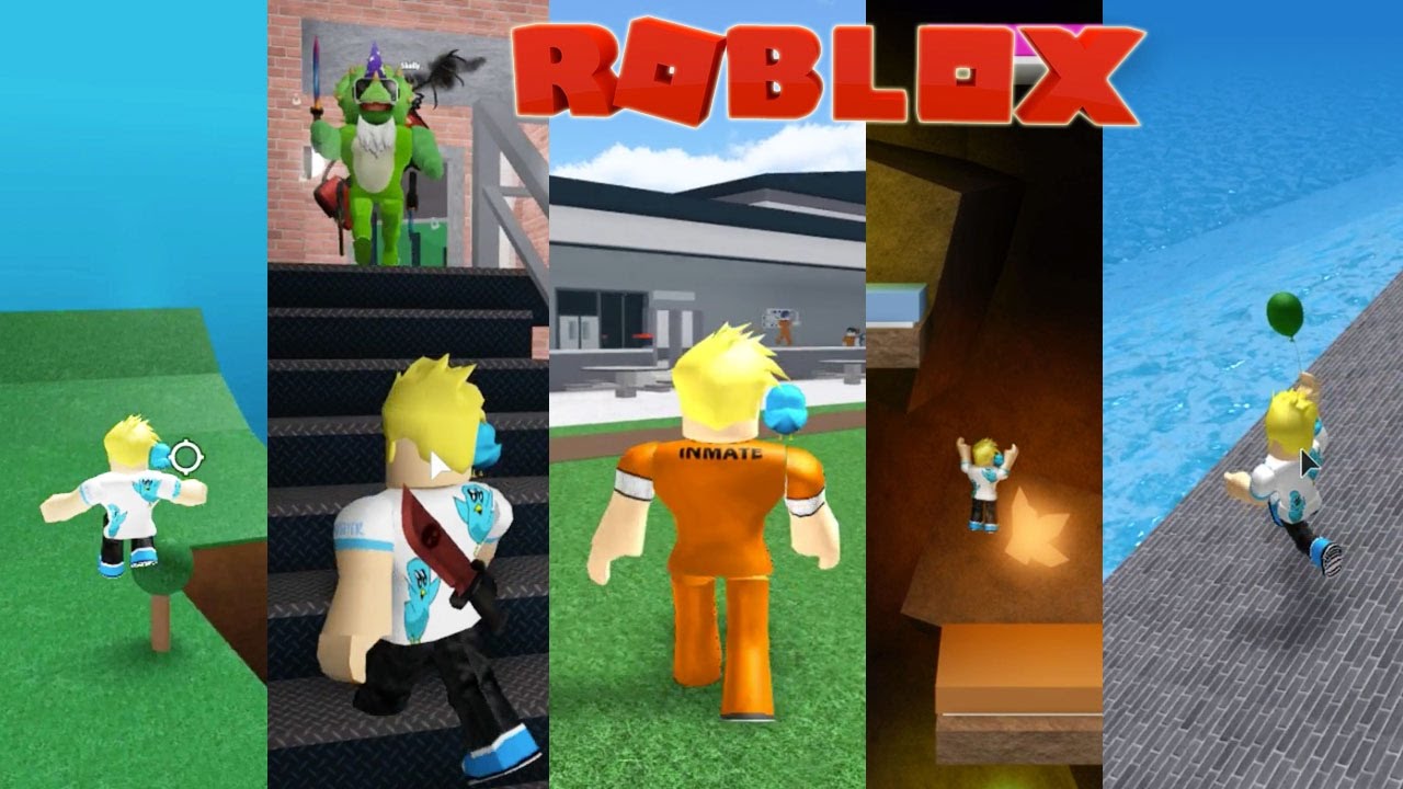 10 Different Roblox Games! Meep City, Prison Life,  Murder, High School, Pizza Place,  Hide N Seek