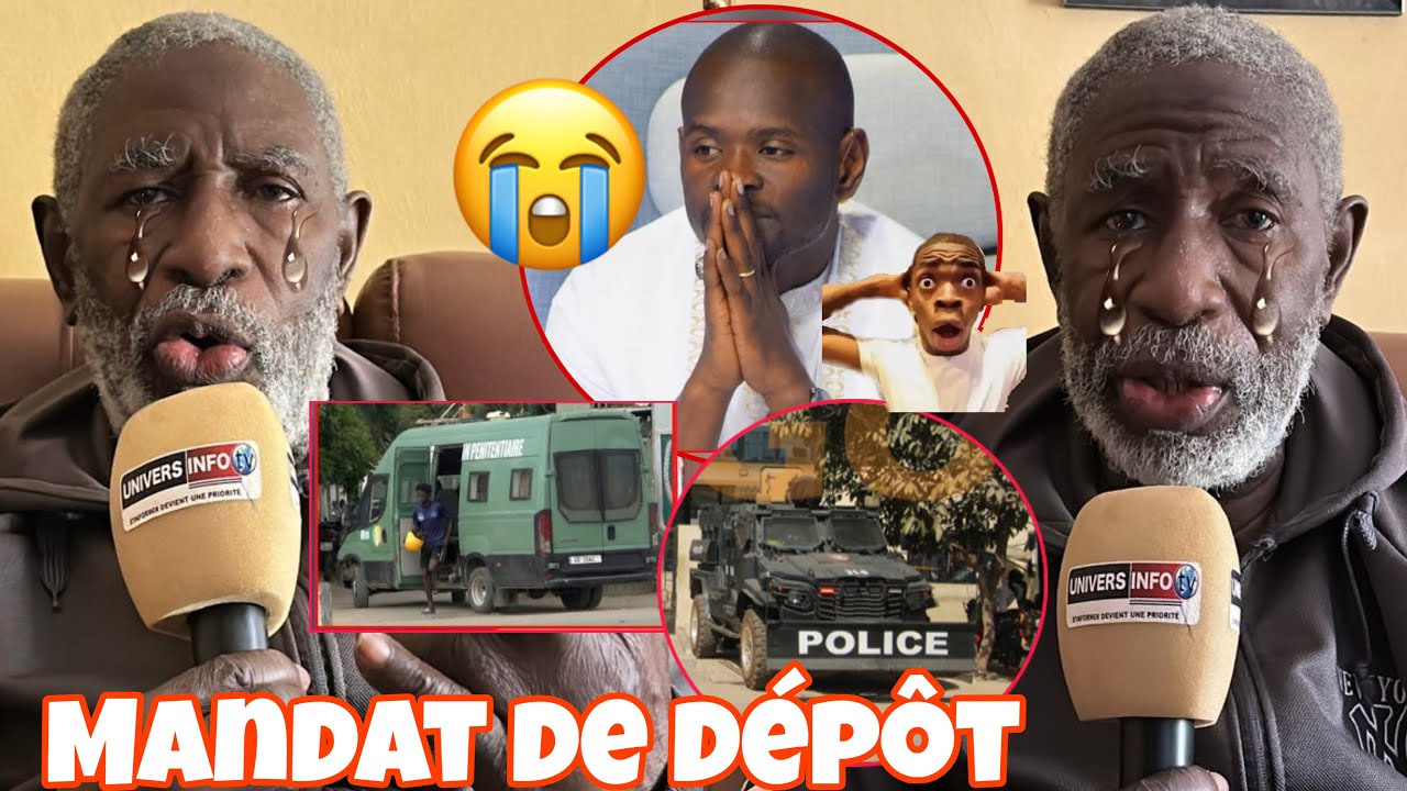 Oh les larmes de Pere Lamine Ndiaye sur l’arrestation de Pape Cheikh Diallo et Djiby Dramé 