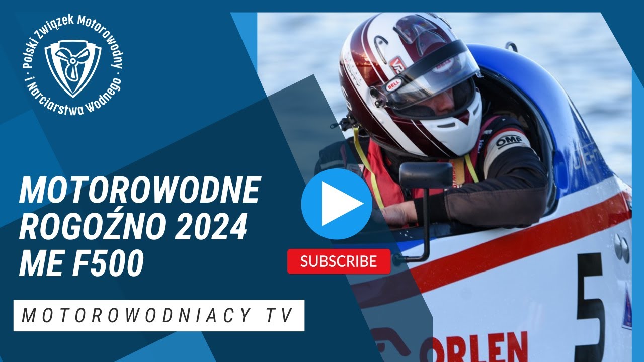 Motorowodne Rogoźno 2024: Zieliński na podium ME F500