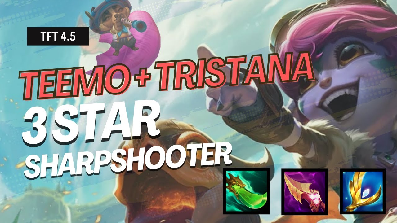 🌟subo TEEMO + TRISTANA 3 estrellas (Sharpshooter) en el nuevo modo TFT SET 4.5 - Revival