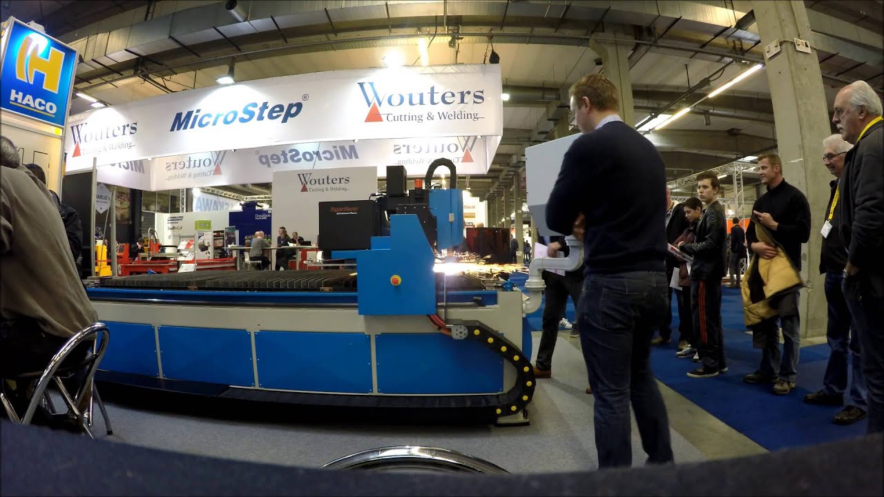 ATPL Plasma Cutting Machine exposed at Welding week (Antwerp Expo)