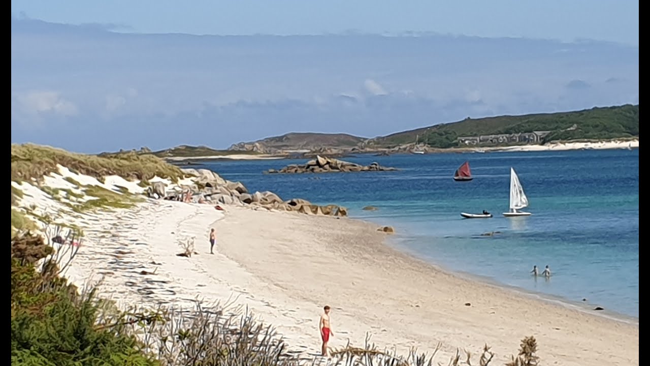 St Mary's & Tresco Islands. Tregarthen's Hotel, The New Inn & Sea Garden Apartments in August 2019