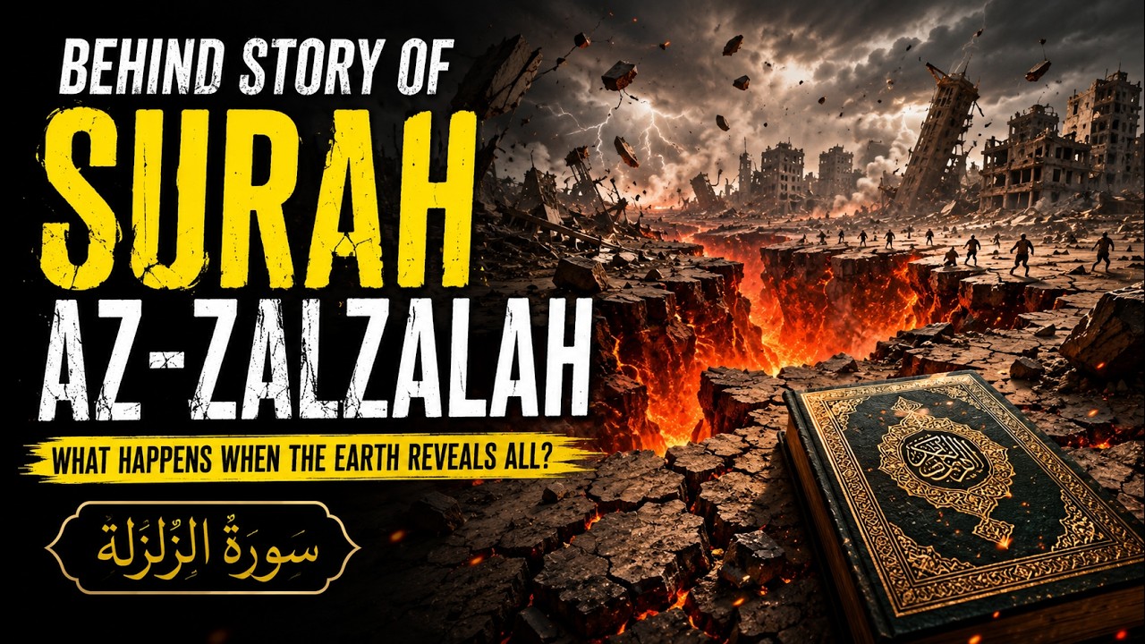 The Shocking Behind Story of Surah Az-Zalzalah | Earthquake Day Explained in Quran
