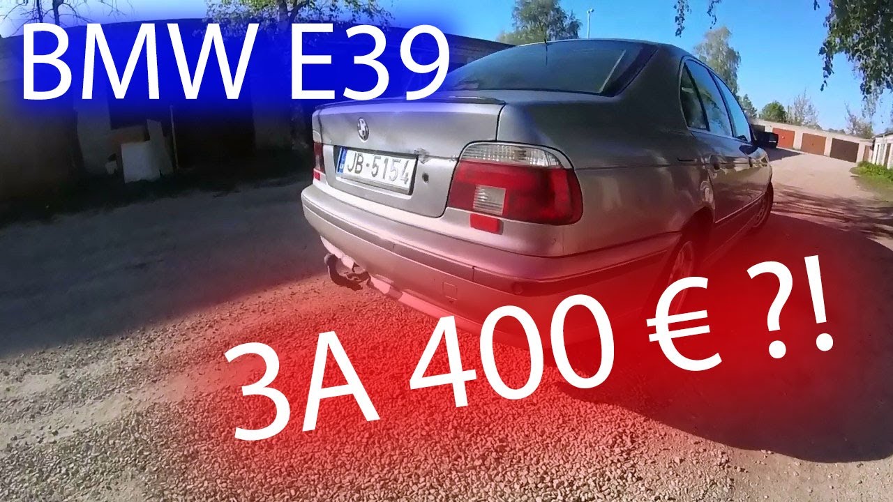 BMW E39 по низу рынка за 400 ЕВРО | Горе-Обзор 525tds
